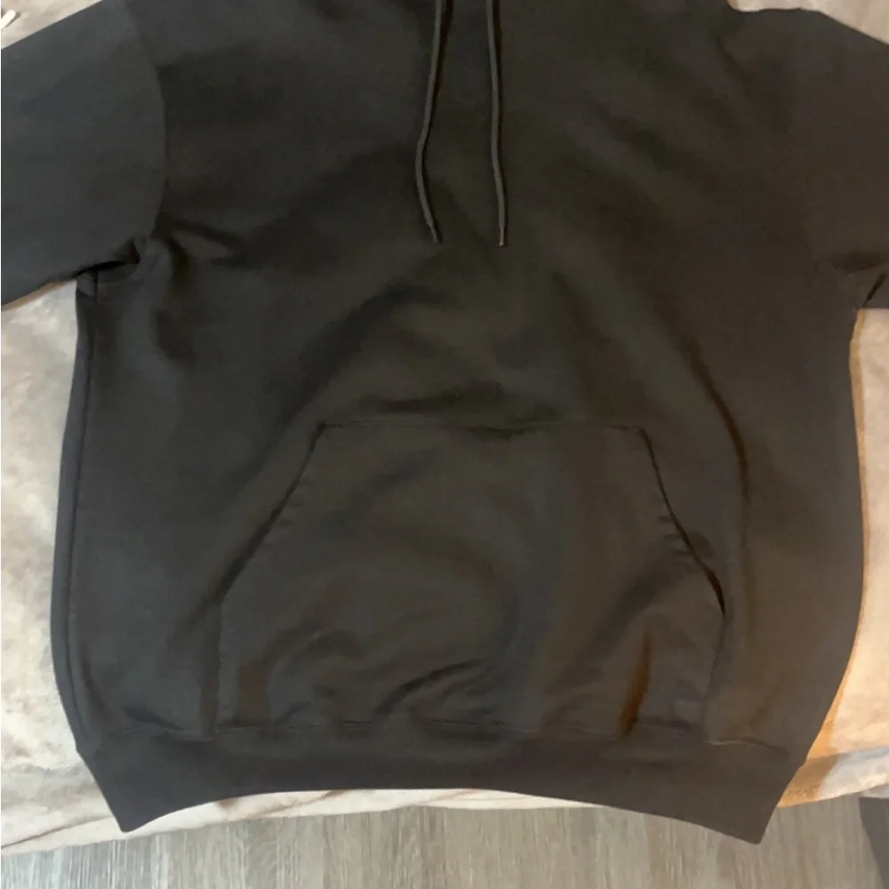 Balenciaga Black Hoodie with White Logo